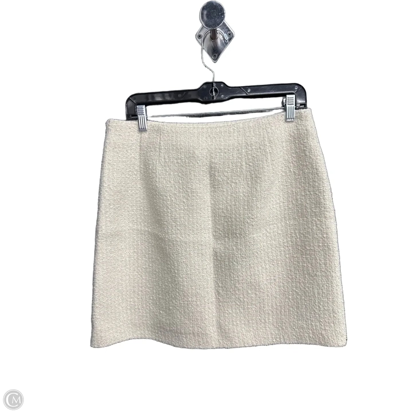 Skirt Midi By Loft In Cream & White, Size: 8