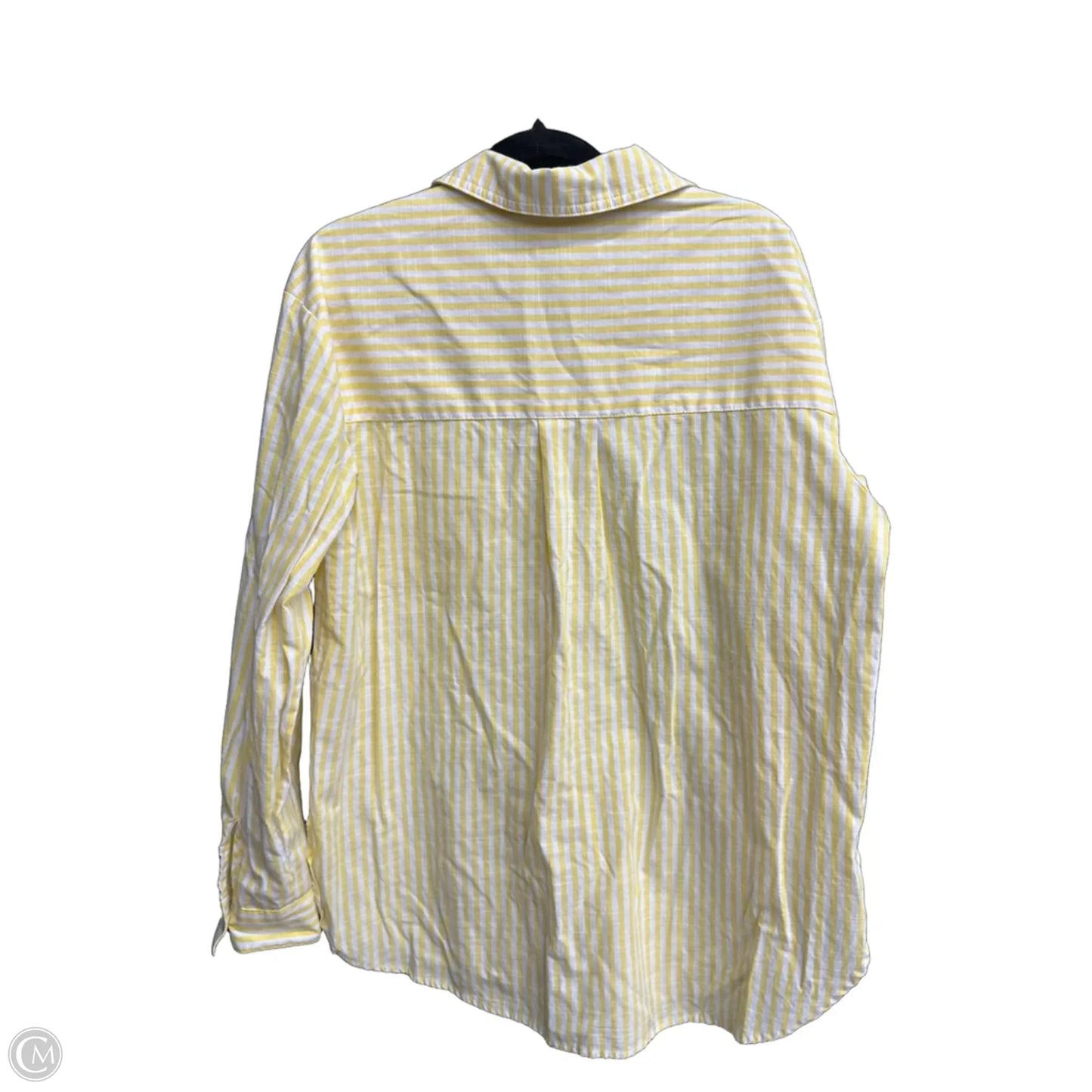 Top Long Sleeve By Copper Key In Striped Pattern, Size: M