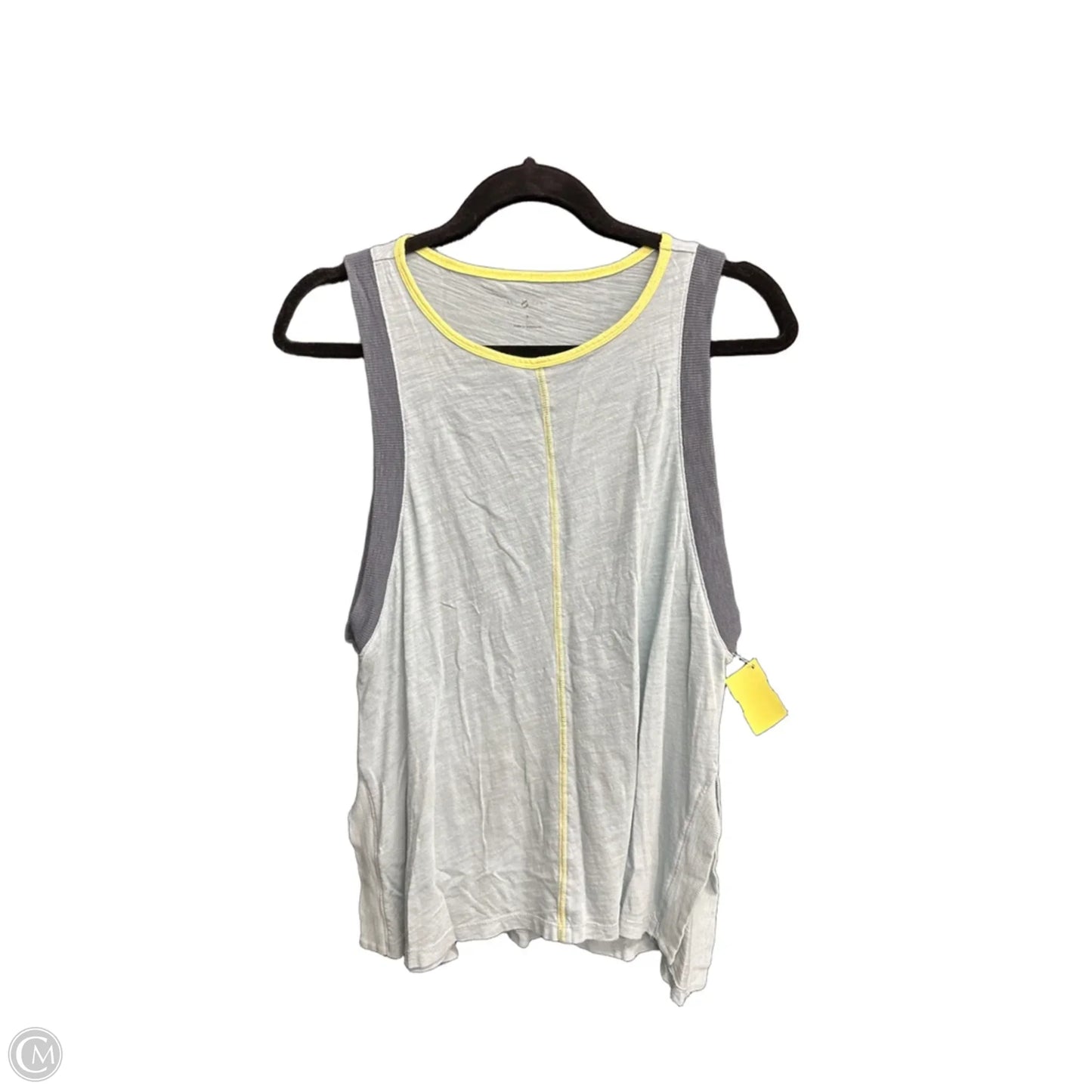 Top Sleeveless By Lou And Grey In Blue & Yellow, Size: S