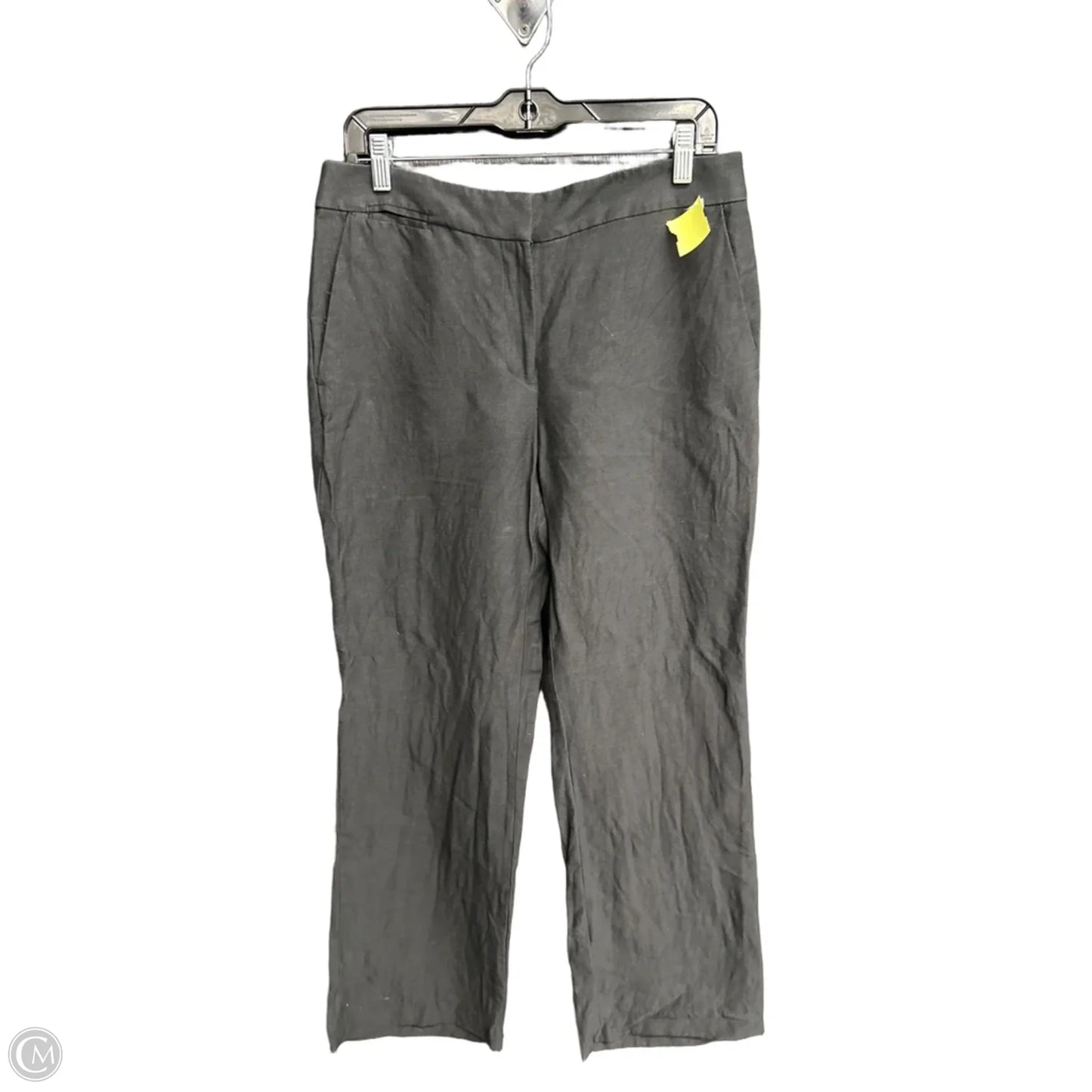 Pants Linen By Loft In Black, Size: 8