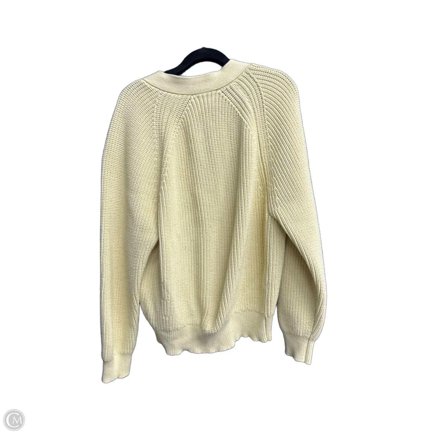 Cardigan By Ann Taylor In Yellow, Size: L