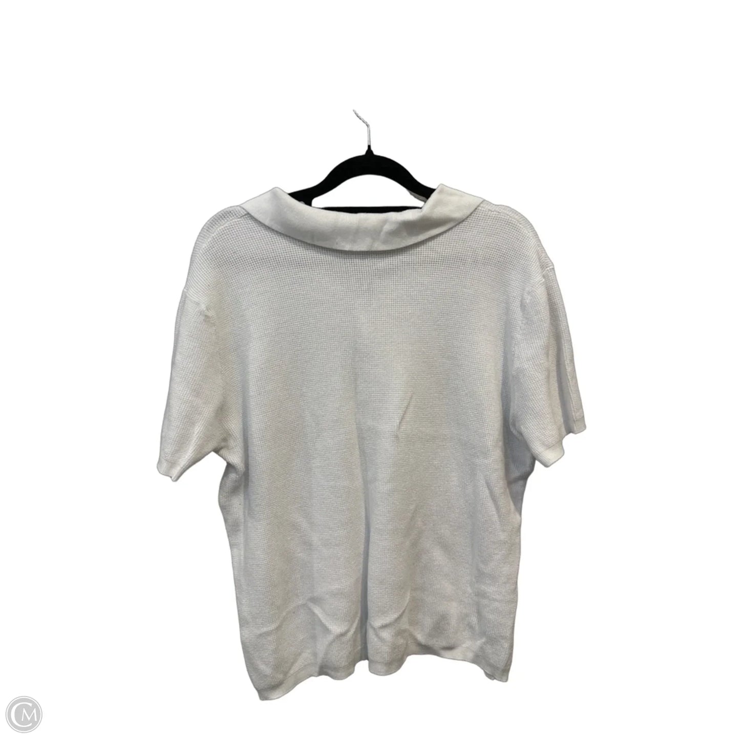 Top Short Sleeve By Cyrus In White, Size: L