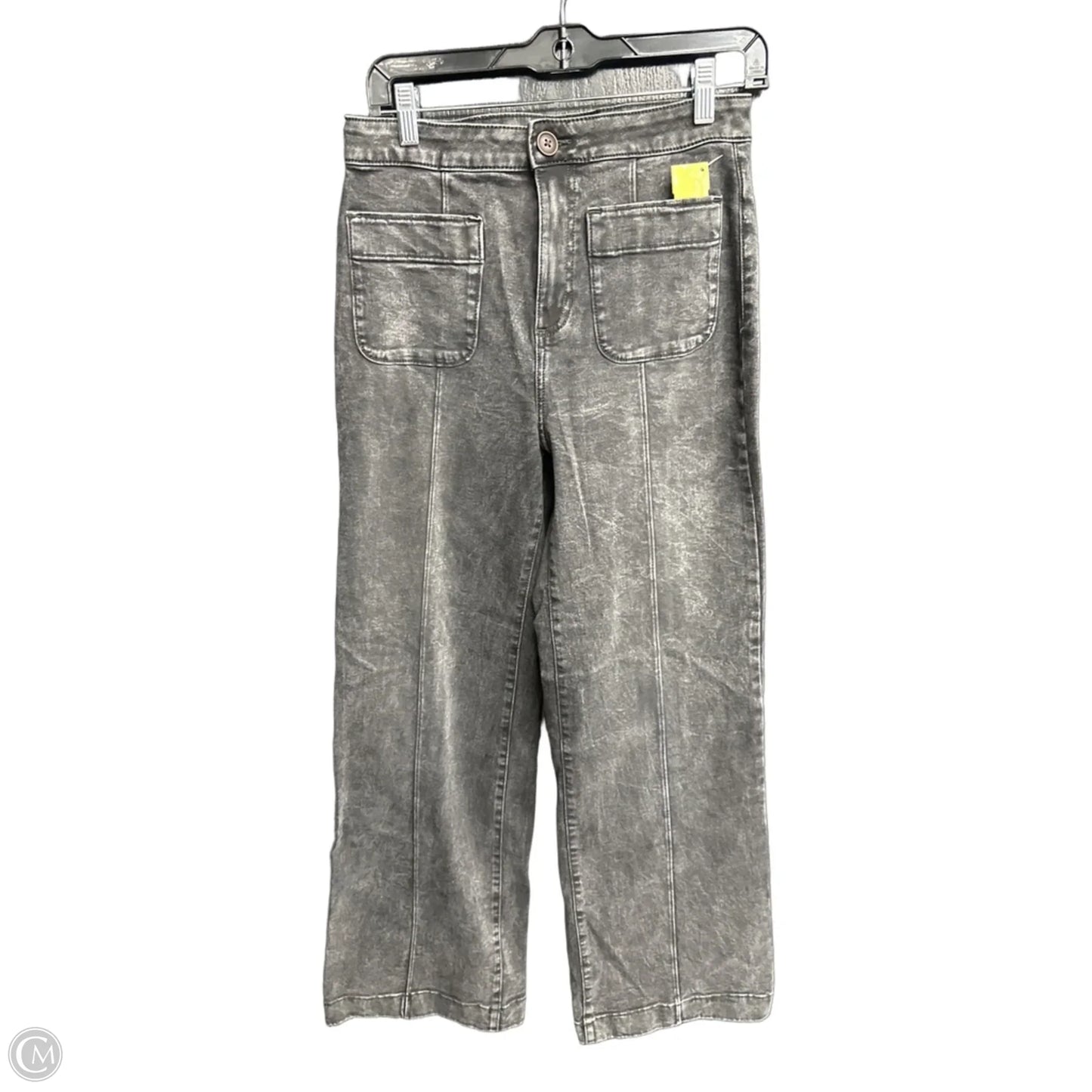 Jeans Wide Leg By Lc Lauren Conrad In Black Denim, Size: 10