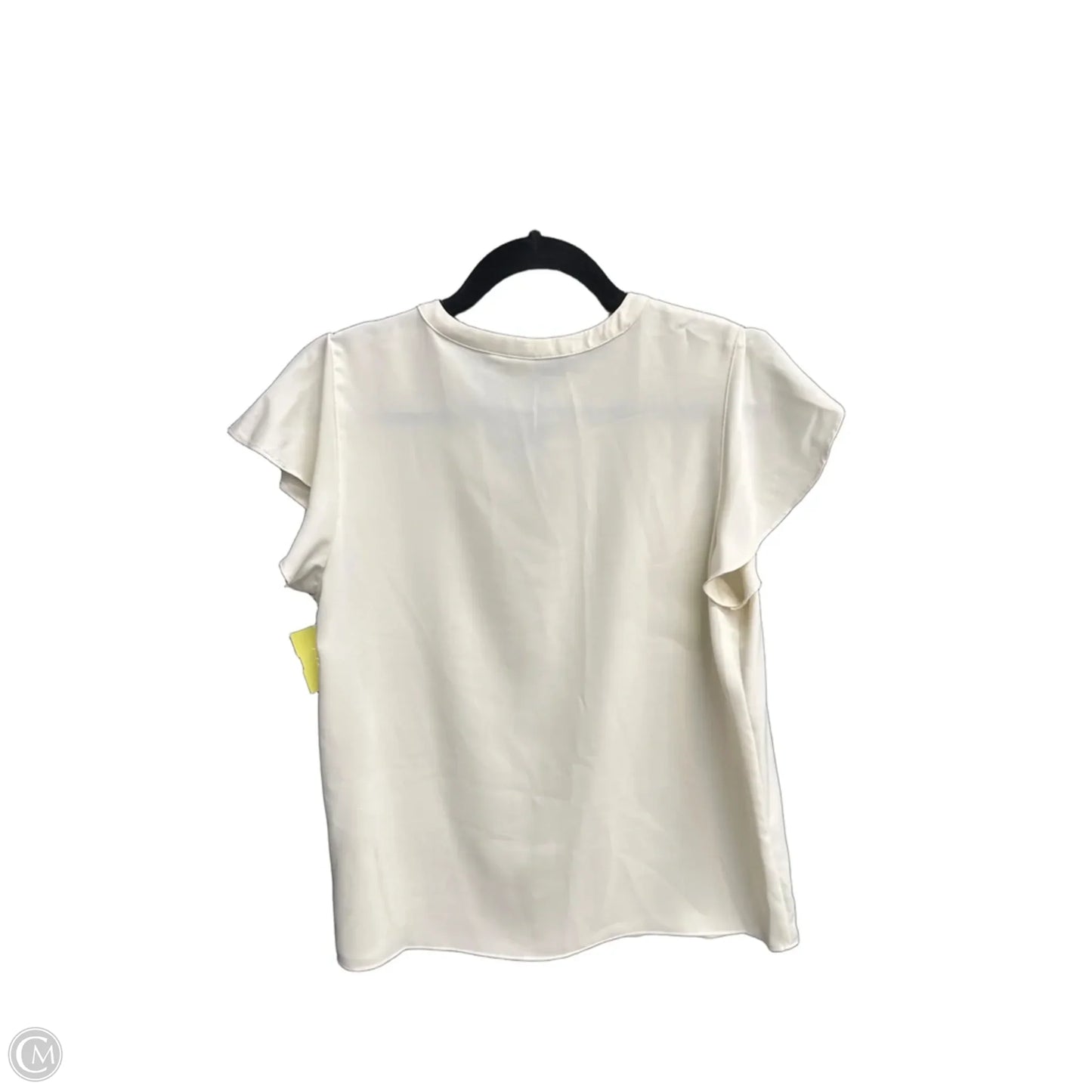 Blouse Short Sleeve By Joie In Cream, Size: Sp