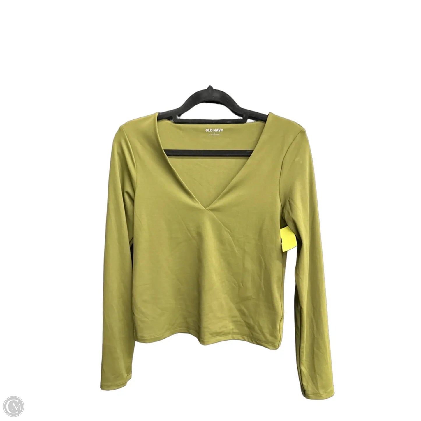 Top Long Sleeve By Old Navy In Green, Size: S