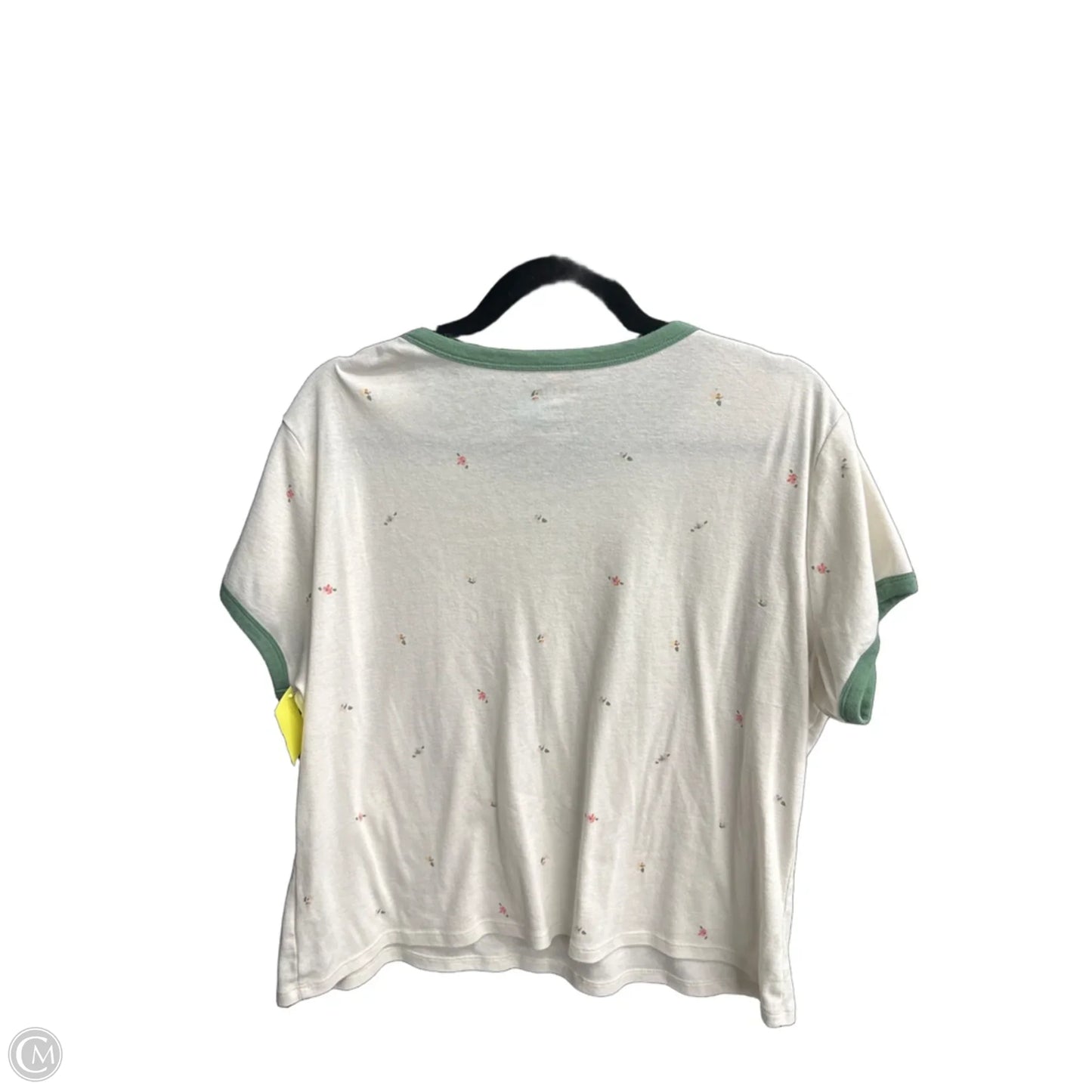 Top Short Sleeve By Arizona In Floral Print, Size: 2x