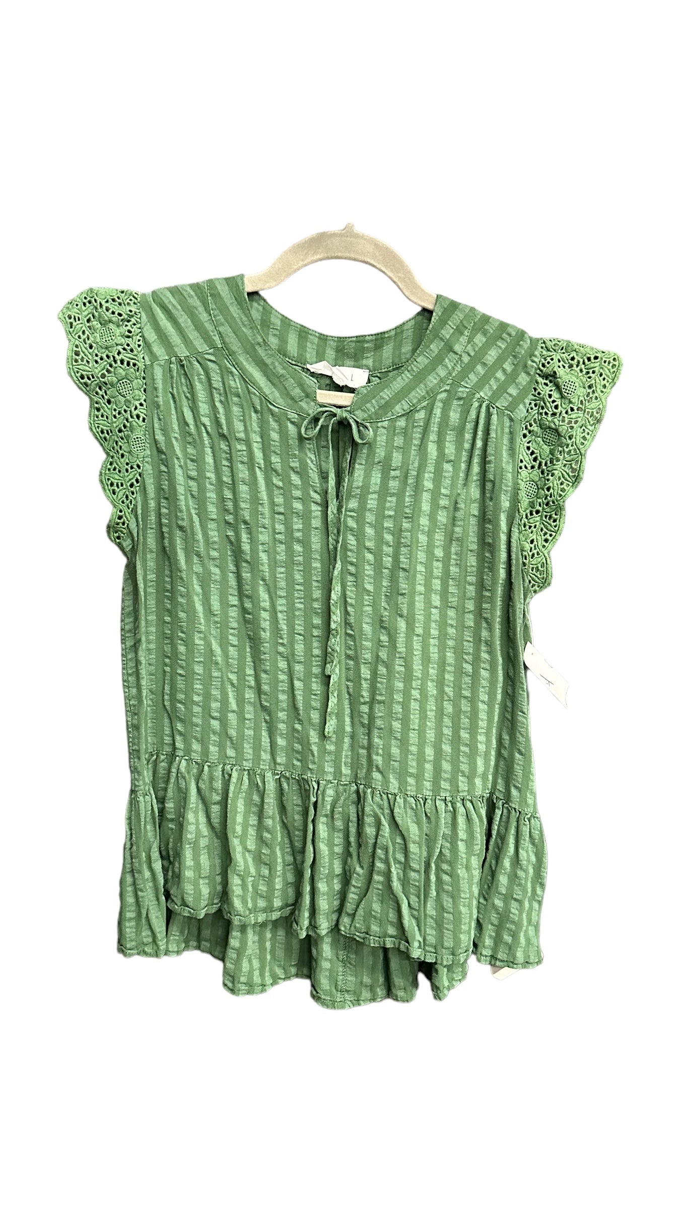 Green Top Short Sleeve Thml, Size S
