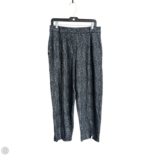 Pants Wide Leg By Spanx In Black & White, Size: L