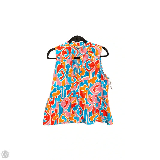 Blouse Sleeveless By Amanda Uprichard In Multi-colored, Size: M