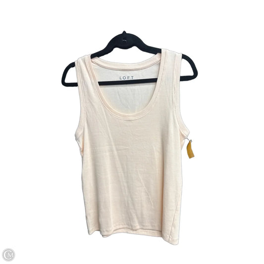 Tank Top By Loft In Peach, Size: L
