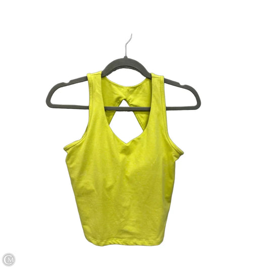 Athletic Bra By Clothes Mentor In Yellow, Size: S
