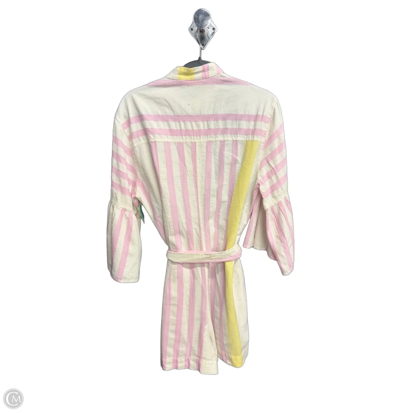 Romper By Clothes Mentor In Striped Pattern, Size: L