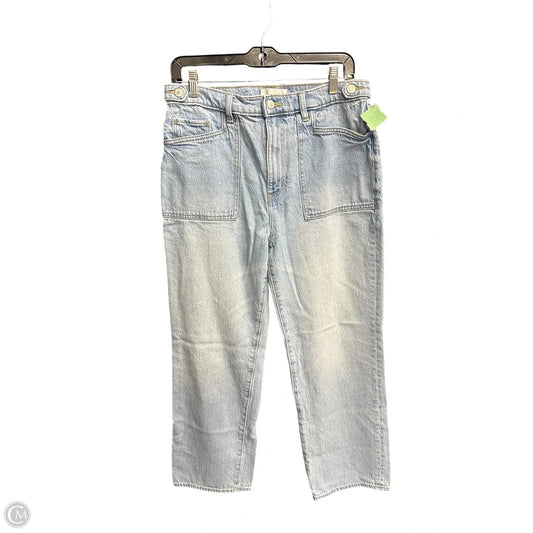 Jeans Wide Leg By Loft In Blue Denim, Size: 8