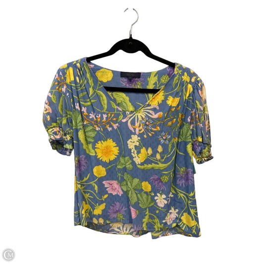 Top Short Sleeve By Rachel Roy In Floral Print, Size: S