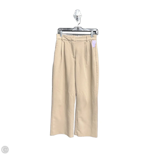 Pants Wide Leg By Abercrombie And Fitch In Tan, Size: 4