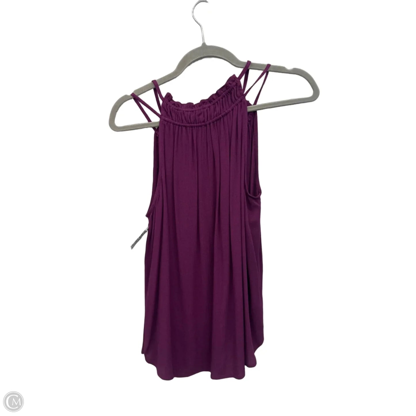 Blouse Sleeveless By Loft In Purple, Size: Xs