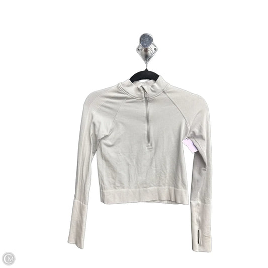 Athletic Top Long Sleeve Collar By Lululemon In Striped Pattern, Size: Xs