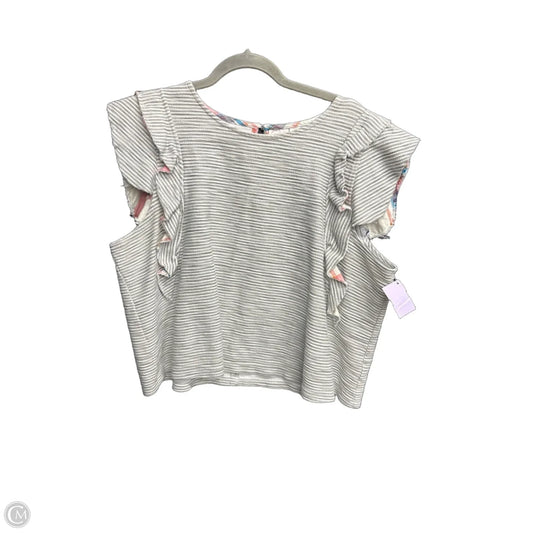 Blouse Sleeveless By Clothes Mentor In Striped Pattern, Size: Xl