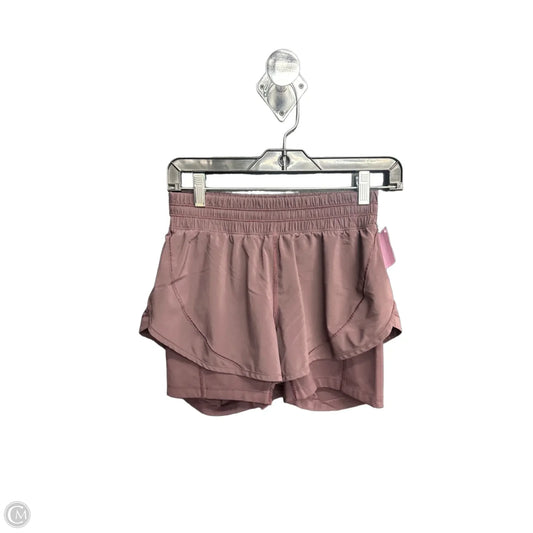 Athletic Shorts By Lululemon In Maroon, Size: S