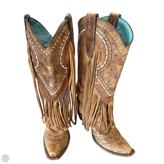 Boots Western By Corral In Brown, Size: 7