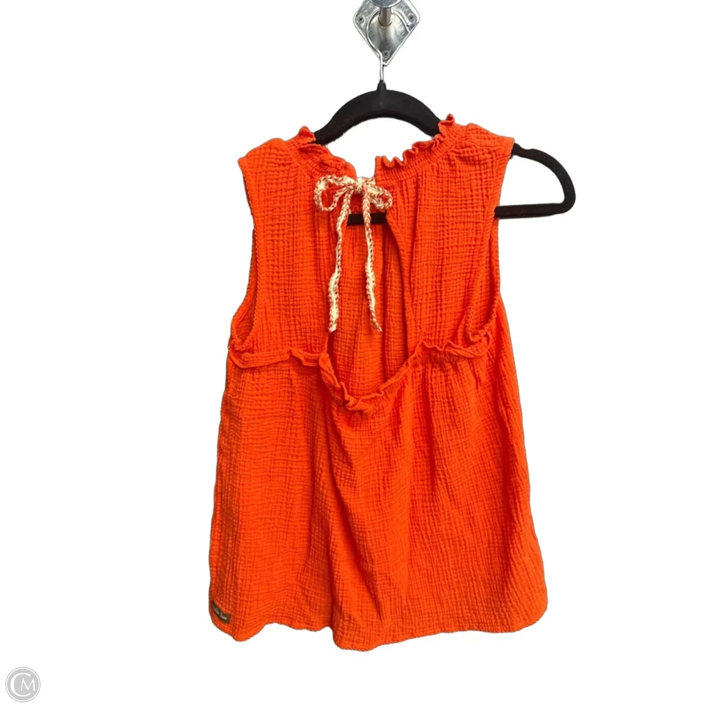 Top Sleeveless By Matilda Jane In Orange, Size: M