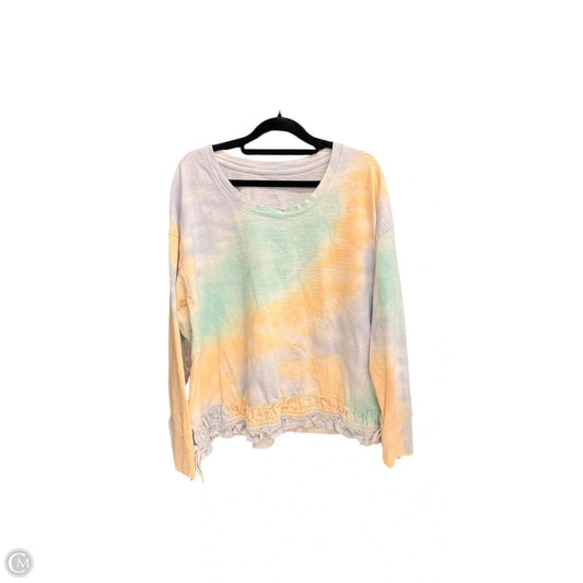 Top Long Sleeve By Soft Surroundings In Tie Dye Print, Size: M