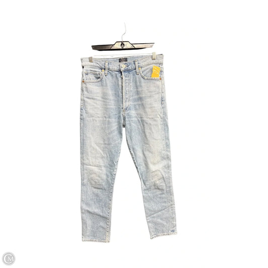 Jeans Straight By Citizens Of Humanity In Blue Denim, Size: 4