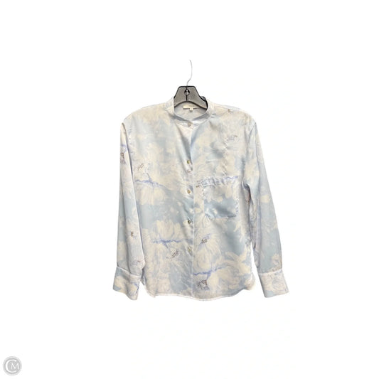 Top Long Sleeve By Vince In Blue, Size: Xs