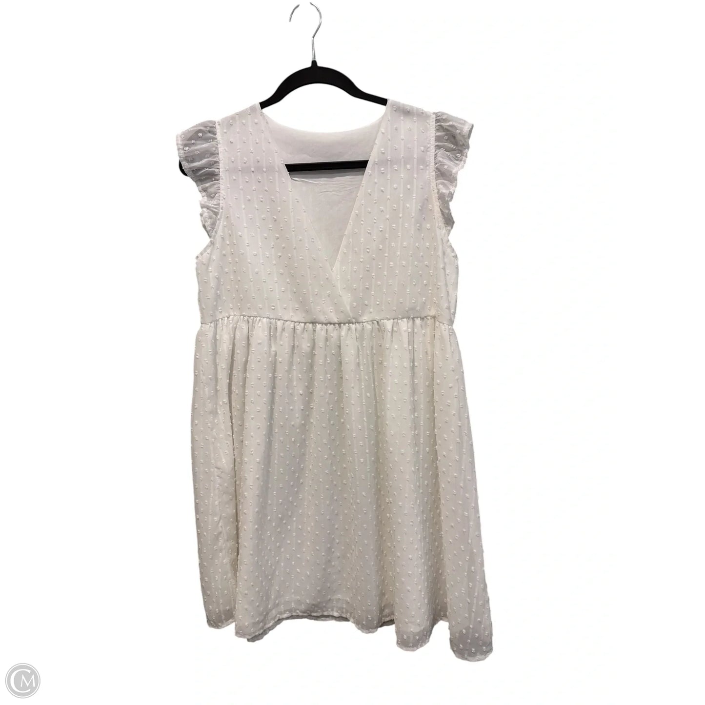 Dress Casual Short By Clothes Mentor In White, Size: S
