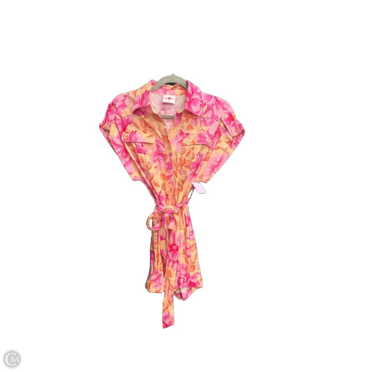 Jumpsuit By Buddy Love In Orange & Pink, Size: S