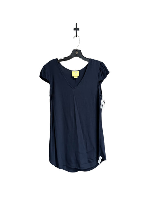 Navy Top Short Sleeve Maeve, Size S