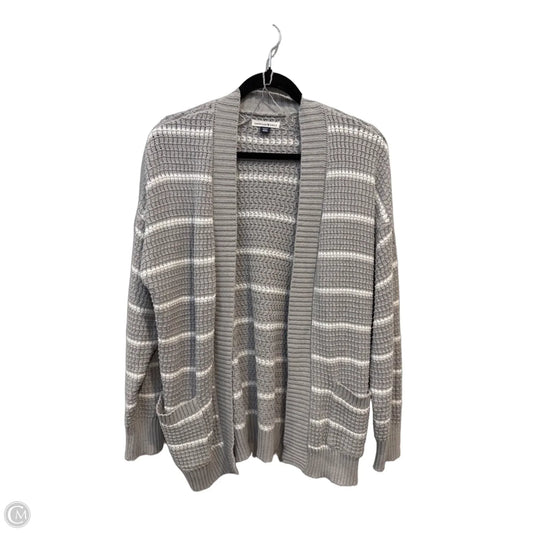 Sweater Cardigan By American Eagle In Grey, Size: M