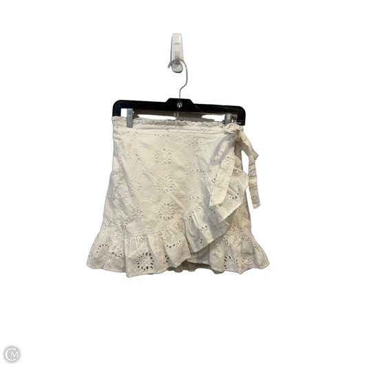 Skirt Mini & Short By Versona In White, Size: 8