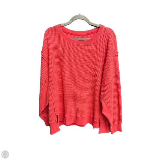 Sweatshirt Crewneck By American Eagle In Red, Size: M