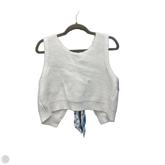 Top Sleeveless By Altard State In Blue & White, Size: S