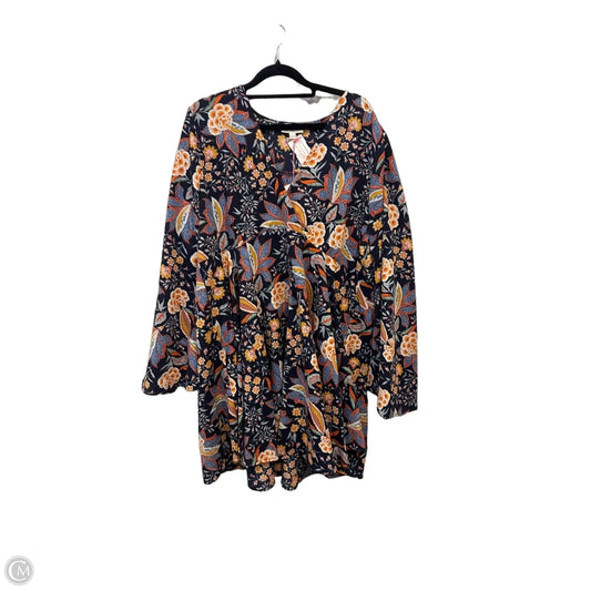 Dress Casual Short By Umgee In Floral Print, Size: L