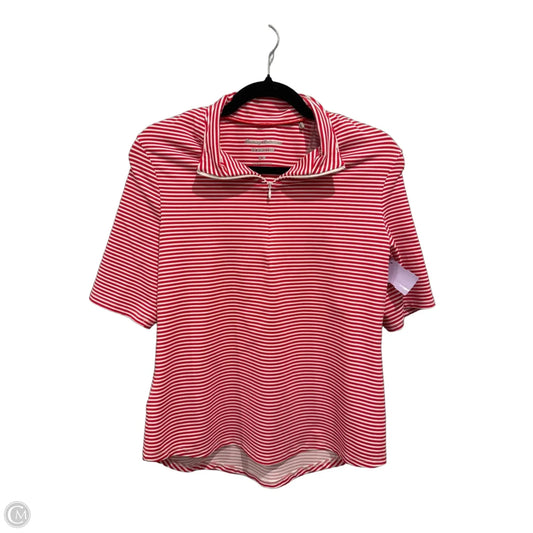 Top Short Sleeve By Tommy Bahama In Striped Pattern, Size: S