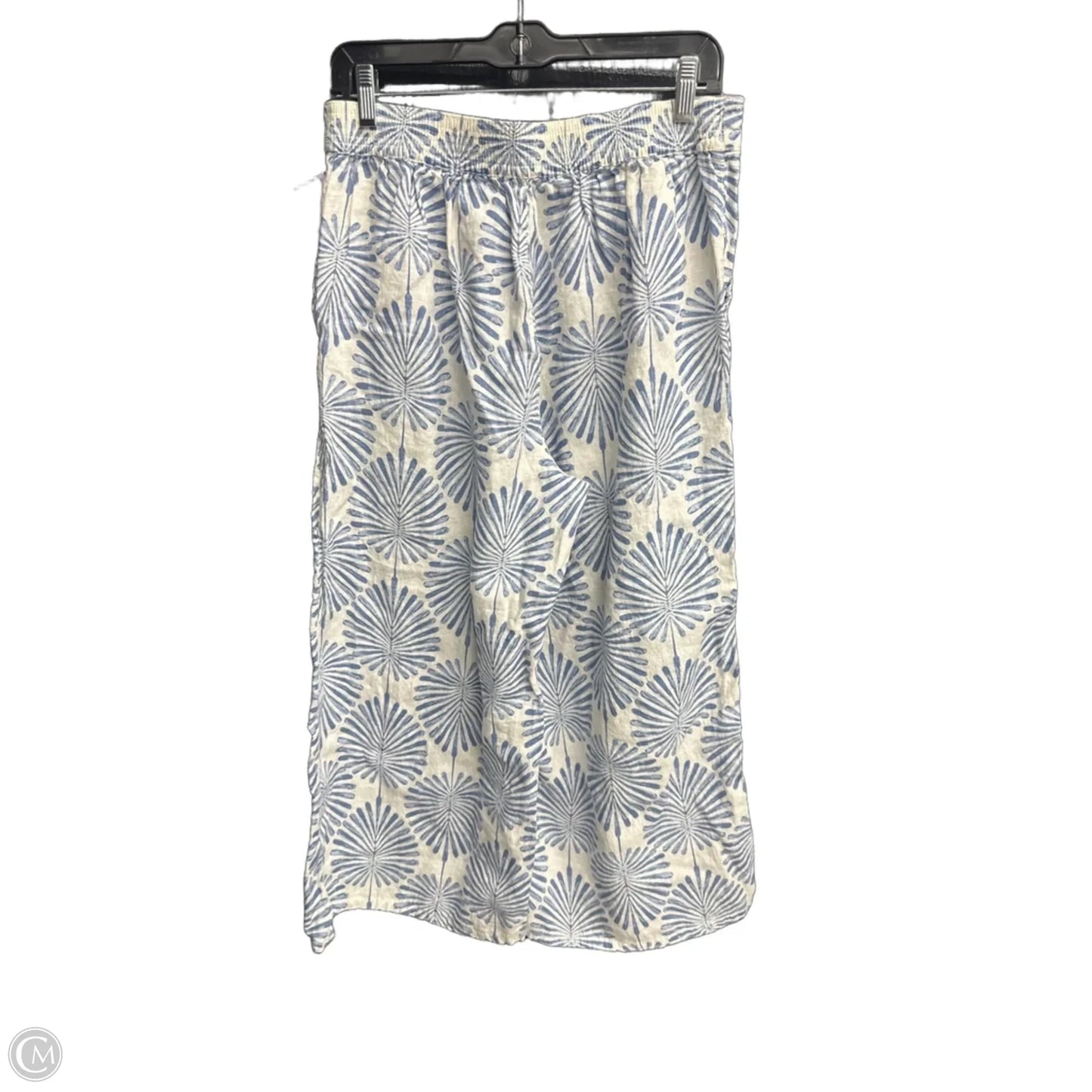 Pants Linen By Joie In Blue & White, Size: 12