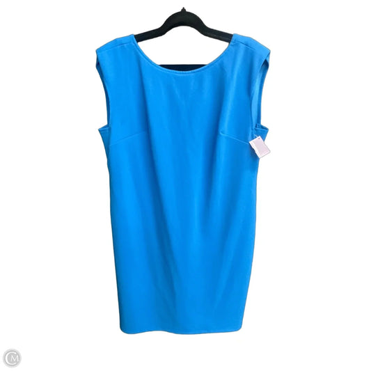 Dress Work By Donna Morgan In Blue, Size: Xl