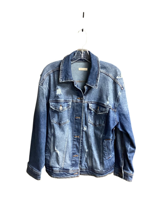 Jacket Denim By Altard State In Blue Denim, Size: L