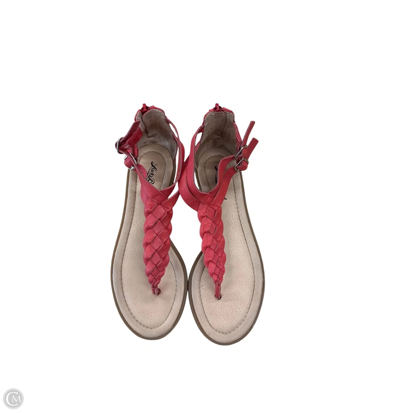 Sandals Flats By Lucky Brand In Brown & Red, Size: 7