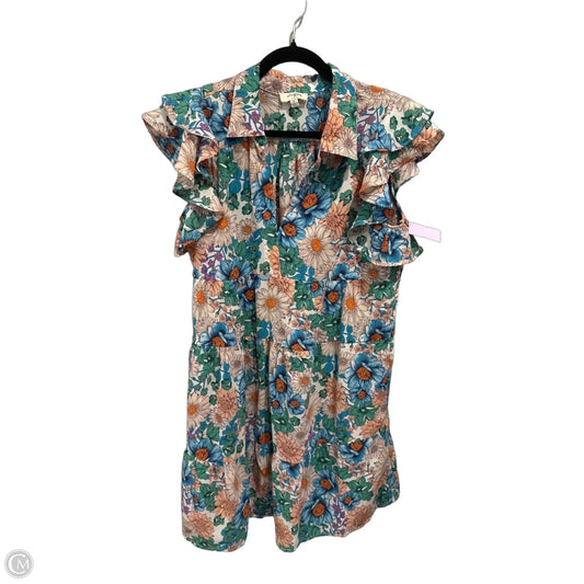 Dress Casual Short By Umgee In Floral Print, Size: M