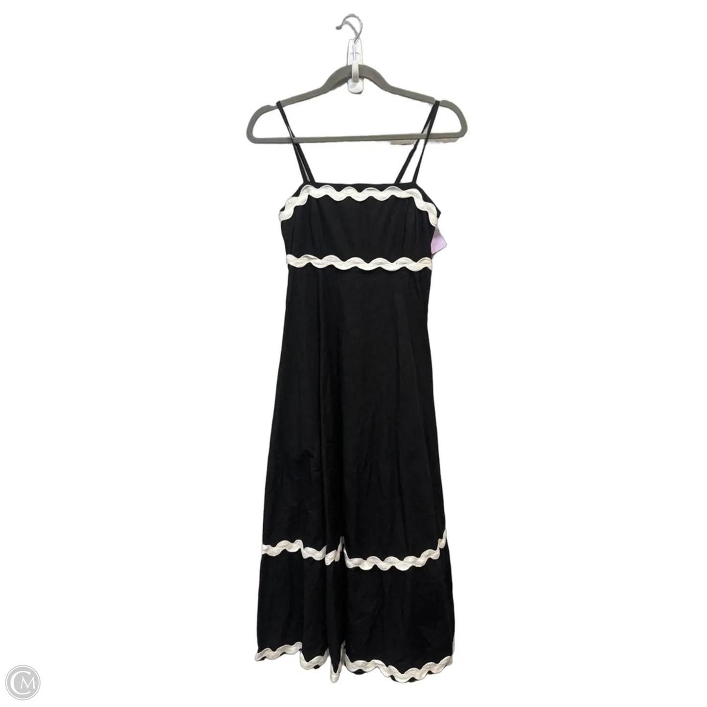 Dress Casual Maxi By Sim & Sam In Black & White, Size: S