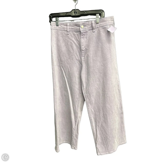Jeans Wide Leg By Universal Thread In Purple Denim, Size: 10