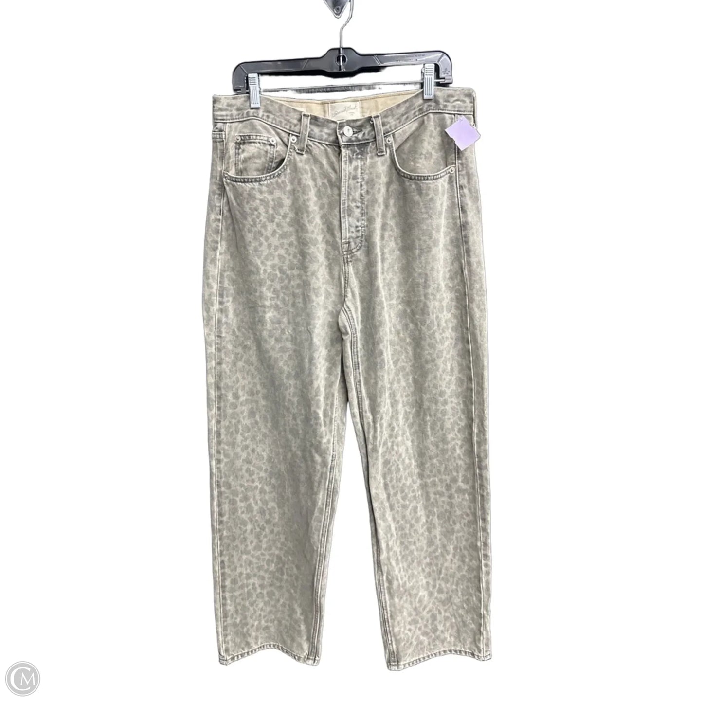 Jeans Wide Leg By Universal Thread In Animal Print, Size: 8