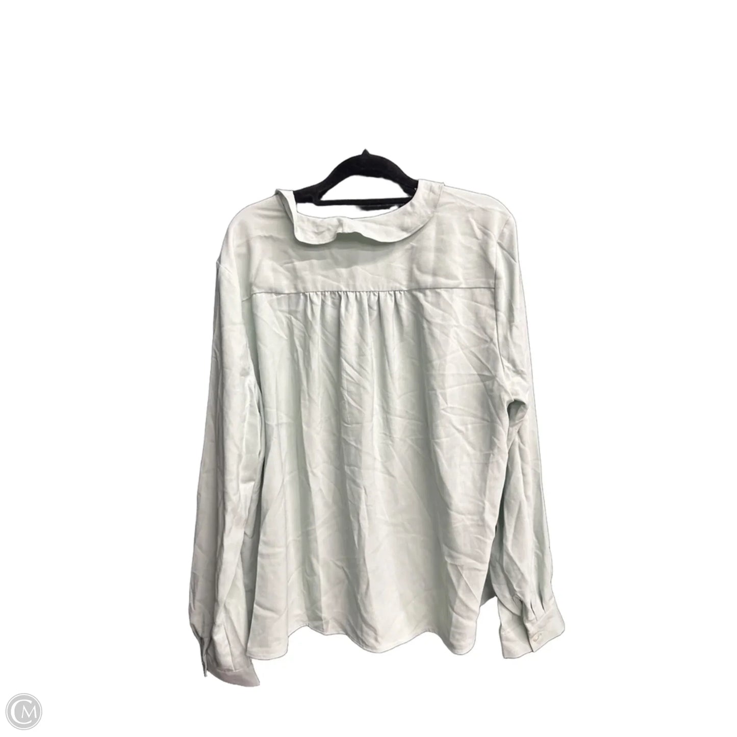 Top Long Sleeve By Ann Taylor In Green, Size: Xl