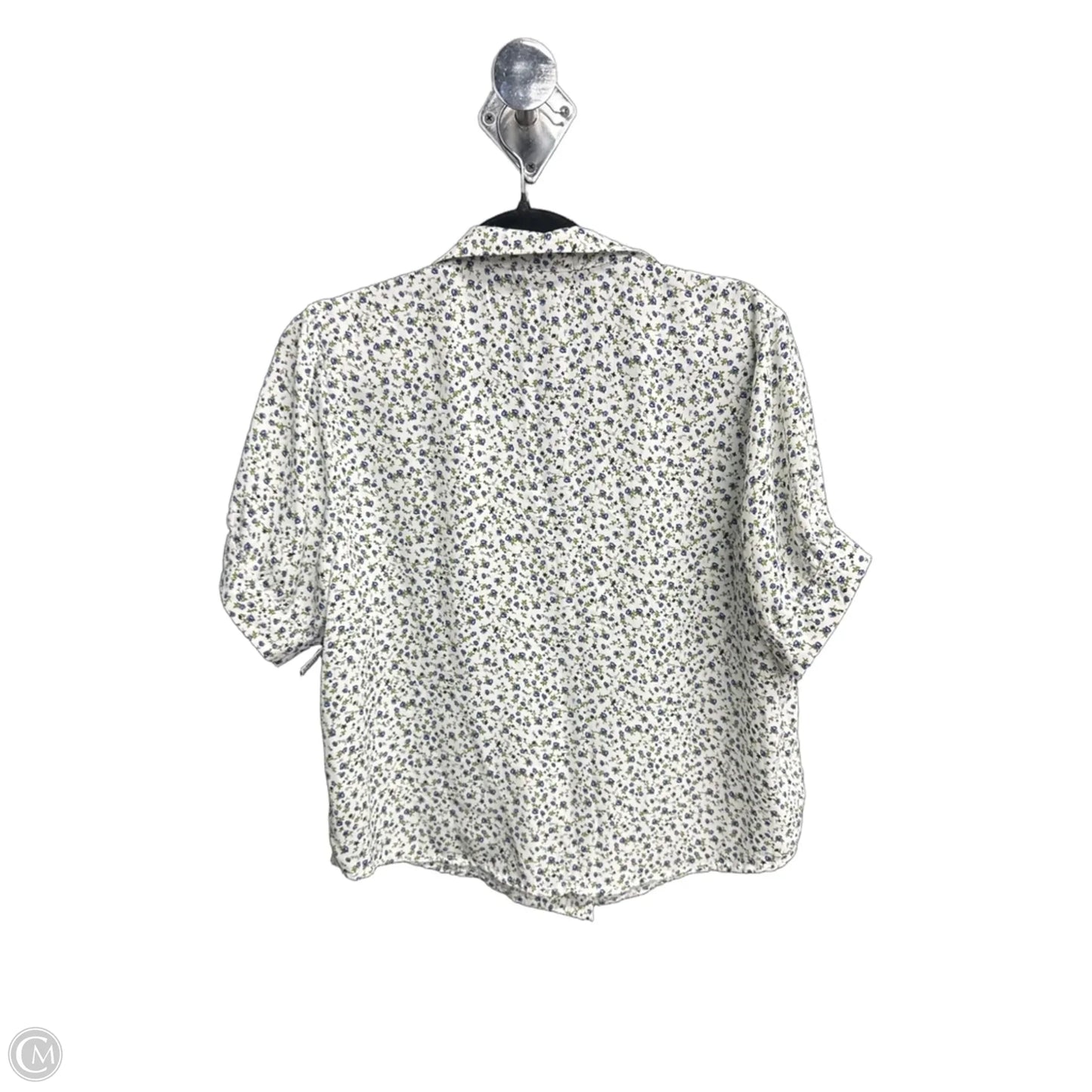 Top Short Sleeve By Passport In Floral Print, Size: M