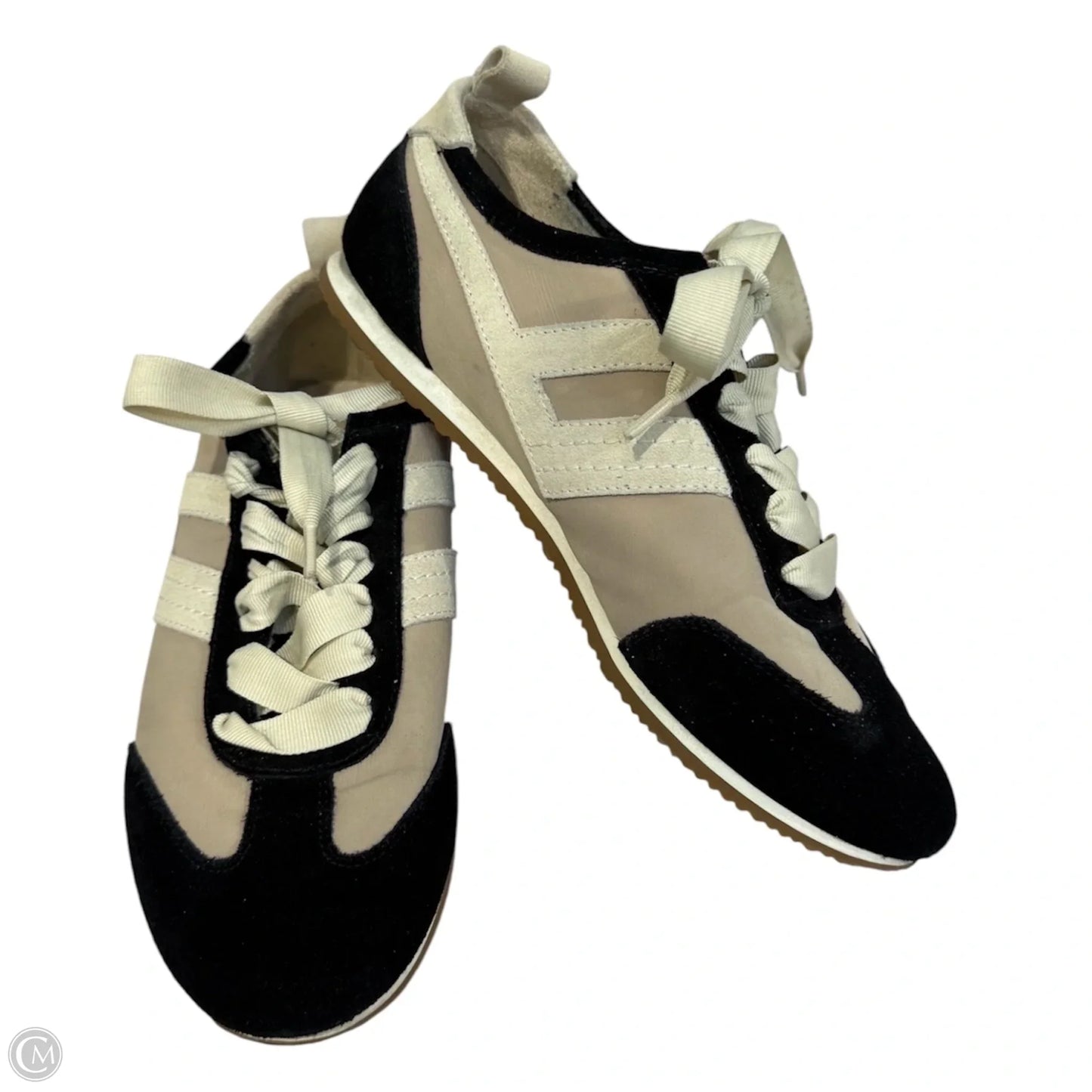 Shoes Sneakers By Free People In Black & Cream, Size: 7.5