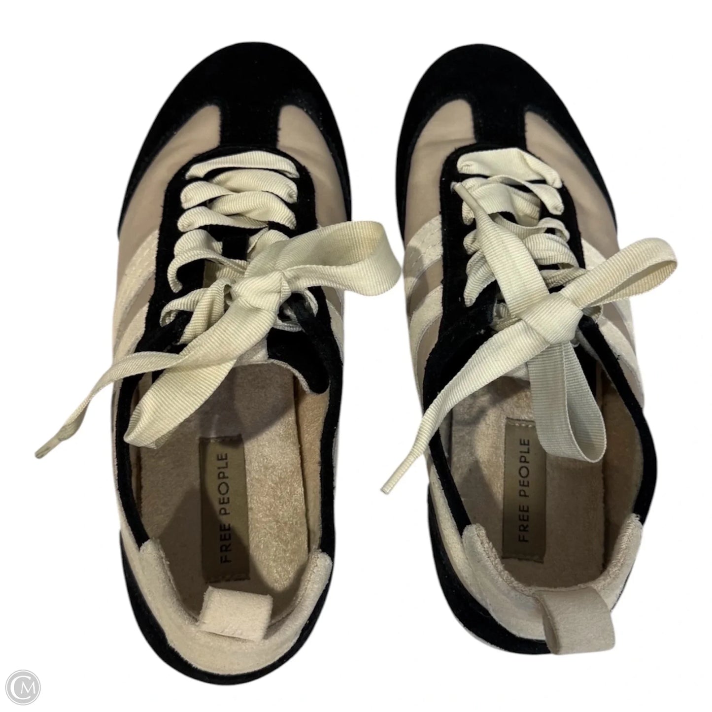 Shoes Sneakers By Free People In Black & Cream, Size: 7.5