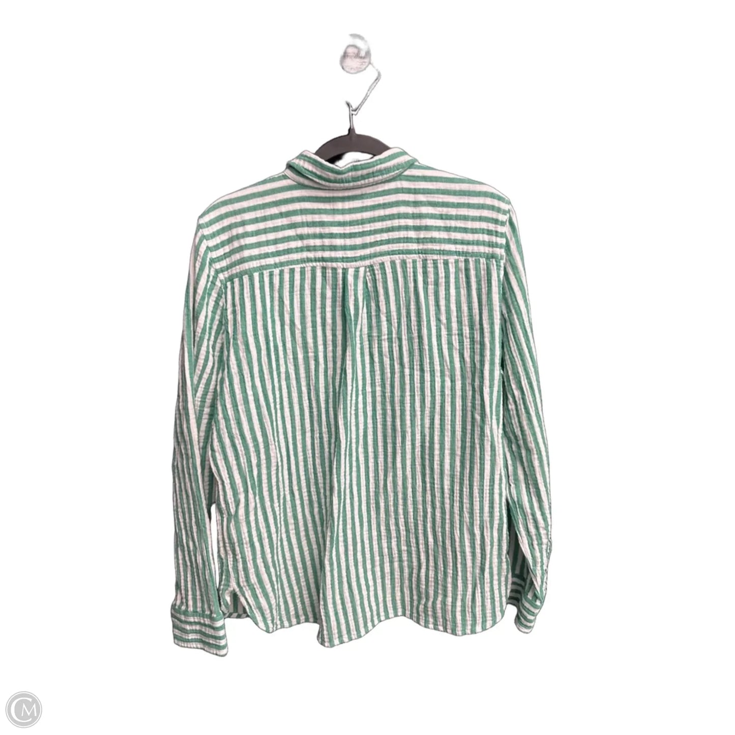 Top Long Sleeve By J. Crew In Striped Pattern, Size: L